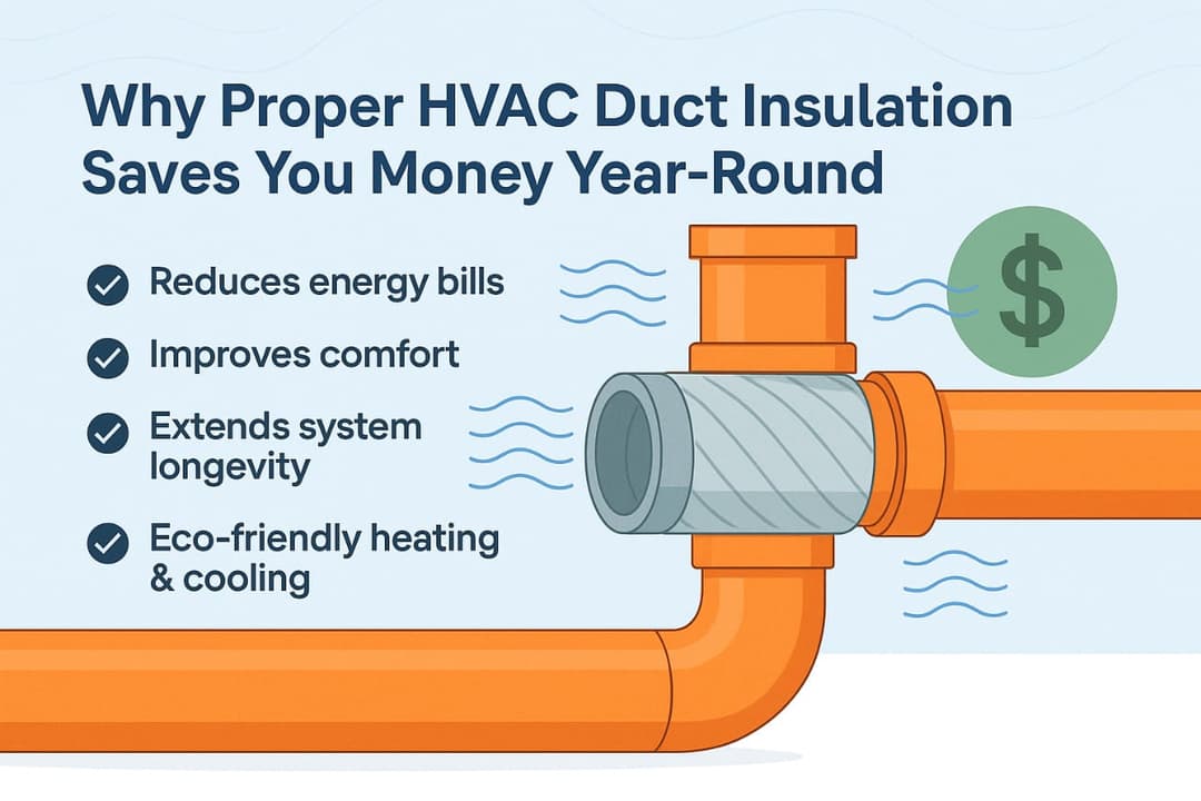 Why Proper HVAC Duct Insulation Saves You Money Year-Round